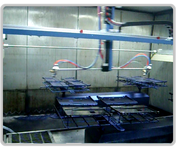 筆記本電腦外殼往復機涂裝生產線