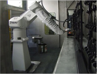 汽車門把手涂裝生產線